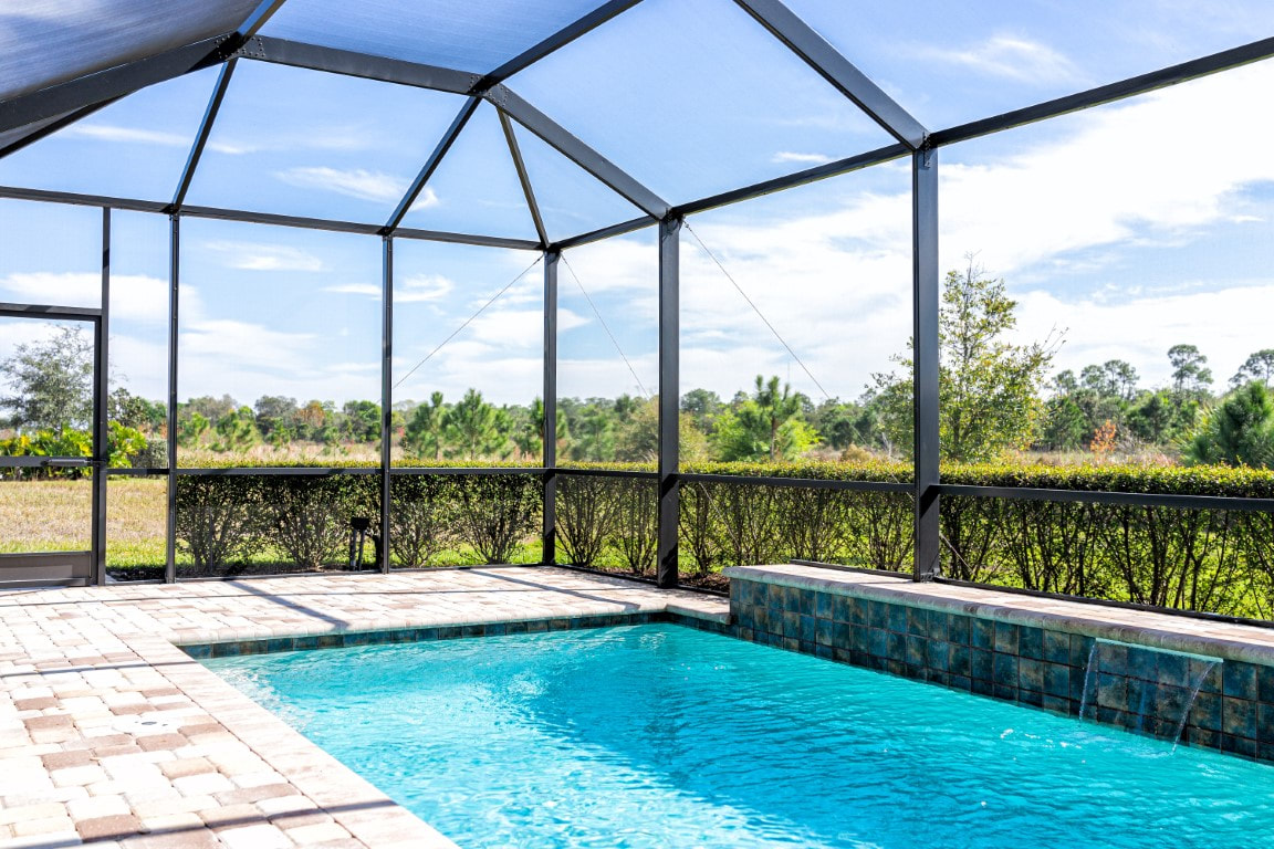 An image of a magnificent swimming pool enclosure